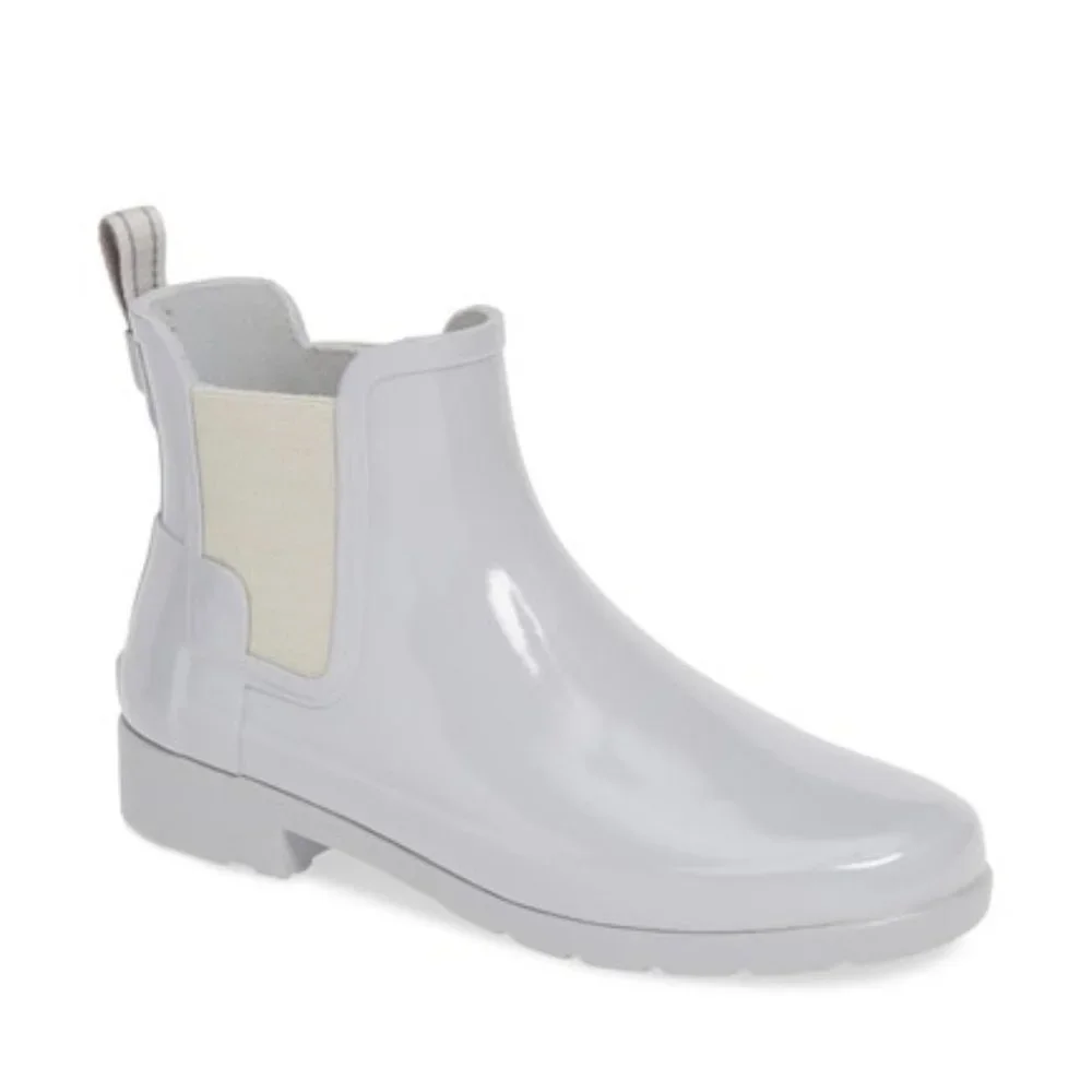 7W -‎ [NEW] Women's Hunter Original Refined Chelsea Rain Boot Gray WFS1017RGL